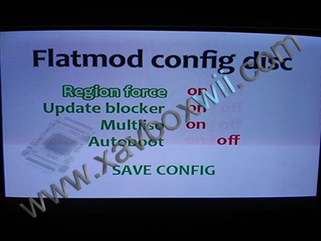 flatmod config disc