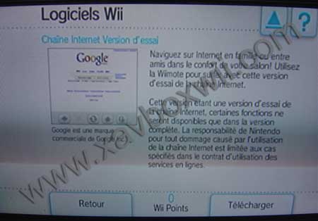 Internet sur la Wii