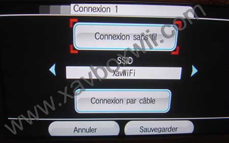paramétrer Interner sur la Wii